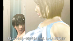 She got out of the pool and went into the locker room sex