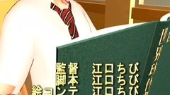 Shy 3D girl gave her virginity to his classmate at school