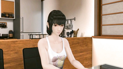 Two girls-demons with amazing hot bodies getting fucked with lucky one