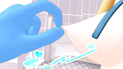 Fingering and cock work for young blonde slut with shaved cunt