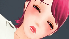 Auburn girl masturbate two dicks of his friends