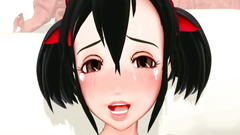 Rude man fucks young brunette and makes her lick his ass