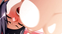 Fabolous 3D brunette lick balls of her brutal sex partner