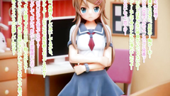 Pumped up guy fucks his horny 3D-hentai classmate