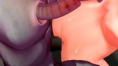 A gang of nasty monsters fucks a cute crying girl