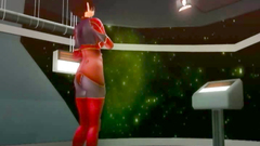 A gang of nasty monsters fucks a cute crying girl