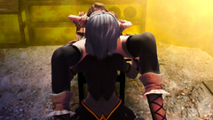 Angry black magician uses her magic in BDSM order