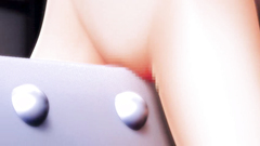 3D Demonic tentacles tied girl for extreme BDSM and Anal