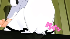 Sexy girl soldiers skillfully licks dick and rides a cock