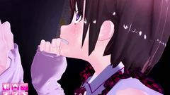 Sweet Emo teen Hochica after the concert gives for her fan amazing blowjob