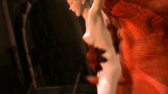 Big and brutal monster licks wet vagina of young slim girl