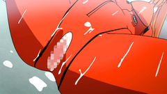 Sexy girl soldiers in excellent latex costume rides a cock