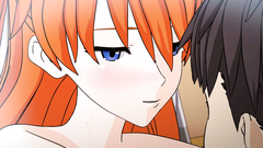 Redhead hentai girl with amazing perky tits waiting when she enters dick