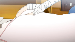 Redhead hentai girl with amazing perky tits waiting when she enters dick