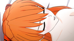 Redhead hentai girl with amazing perky tits waiting when she enters dick