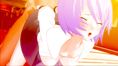 Hardcore BDSM fucking with teen schoolgirl in mini-skirt with shaved pussy