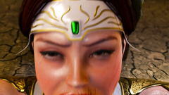 3D Amazing princess was hardcore fucked by angry Orc