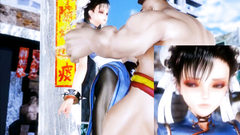 Horny 3D girl from Tekken gets nice creampie in her wet twat