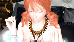 Beautiful redhead chick takes with pleasure cock in her mouth