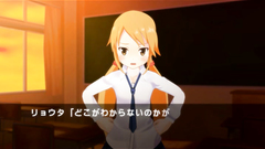 Sexy hentai blonde schoolgirl in black stockings gets hard doggy style fuck