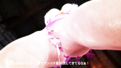 Obedient guy pushed his big sex toy in her mistress pussy : Creampie vid