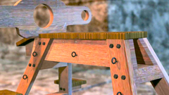 Extreme 3D BDSM with skinny redhead girl in the basement of the castle