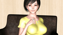 Delicious 3D deepthroat from beauty babe in sexy bikini