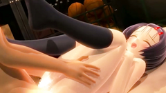 Thin gentle girl did not expect such a brutal extreme 3D sex