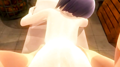 Her horny BF hardcore fucks her nice ass and licks her twat