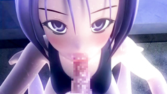 Charming hentai brunette gets strong cock in tight wet pussy