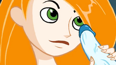Kim Possible : Cartoon Kim makes great blowjob
