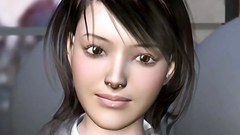 Flexible brunette maiden is deeply banged into her tiny holes