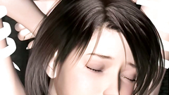 Flexible brunette maiden is deeply banged into her tiny holes