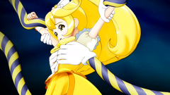 Sexy blonde maiden gets fucked by a dominating tentacle moster