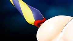 Sexy blonde maiden gets fucked by a dominating tentacle moster