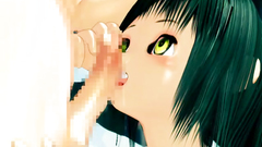 Sweetie in sexy blue stockings gets fucked by a horny male