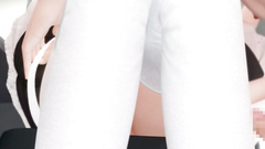 Sexy Cleaner babe never misses an opportunity to spread her legs for her master