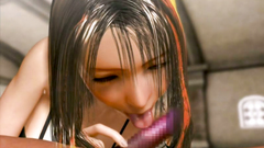 Sexy 3D Emo teen handjob and blowjob cock of her lover