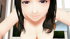 Amazing girl with smooth shaved pussy deep swallows dick and loves wild sex