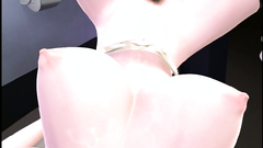 Busty 3d girl is having her pussy poked really hard