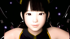 Asian cutie with hot stockings in 3d porn gets fucked in a rough way