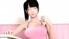 Asian cutie with hot stockings in 3d porn gets fucked in a rough way