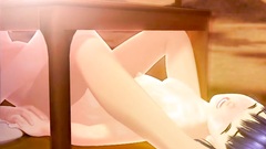 Flexible hottie tied and baged with all force by a kinky dude