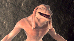 Kinky monster fucks young 3d hottie in all holes