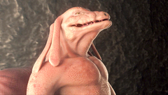 3D Monster with huge cock fuck young princess pussy in doggy style