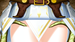 Horny monster with long tentacles pokes young blonde hottie in her mouth and cunt