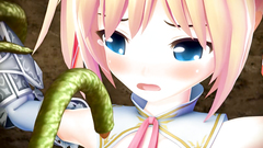 Green monster fucks young blondy in all holes