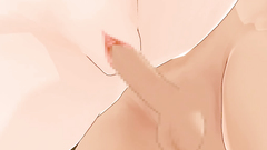 Hot blonde Hentai slut with small ass gets hard fuck in doogy pose