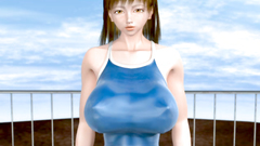 The secret bathing School - Horny chick with big ass enjoys vaginal sex