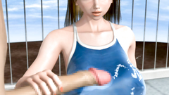 The secret bathing School - Horny chick with big ass enjoys vaginal sex